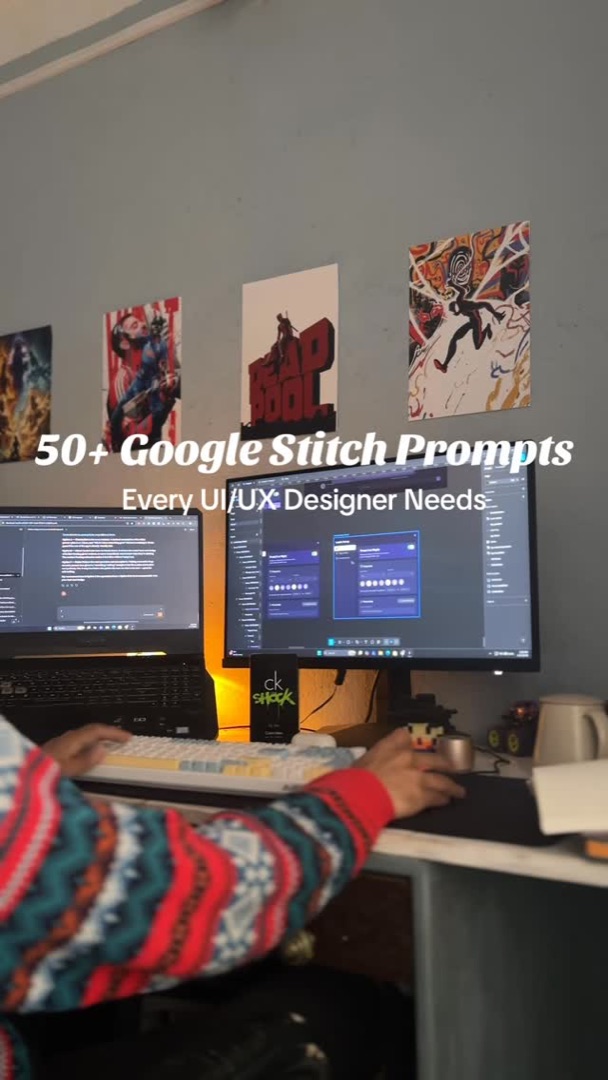Google Stitch Instagram 영상 7